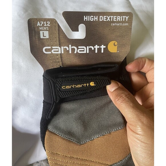 Carhartt Men's Flex Tough II High Dexterity Gloves A712 Size L - Picture 2 of 7